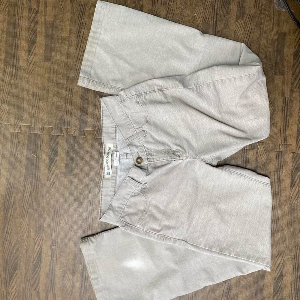 adidas Olive Green Flare Jeans - High Rise - Picture 5 of 6